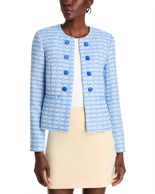 Tahari - Tweed Open Front Blazer