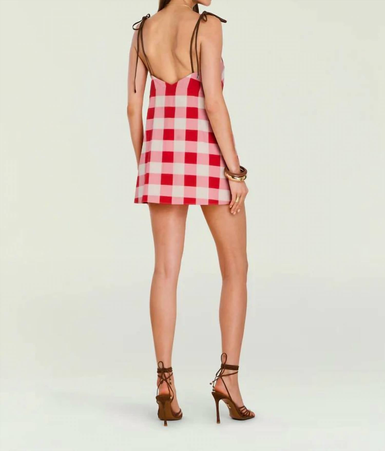 Ser.O.Ya - Shantie V Neck Mini Dress