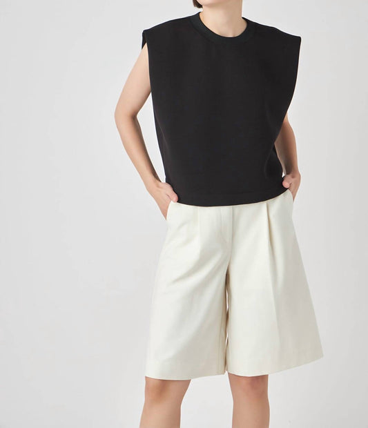 English Factory - Soft Scuba Sleeveless Top