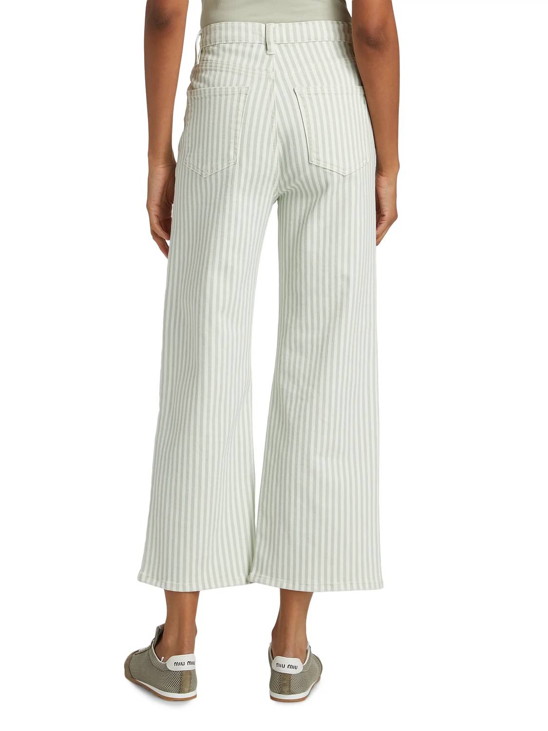 Frame - The Anchor Striped Crop Pants