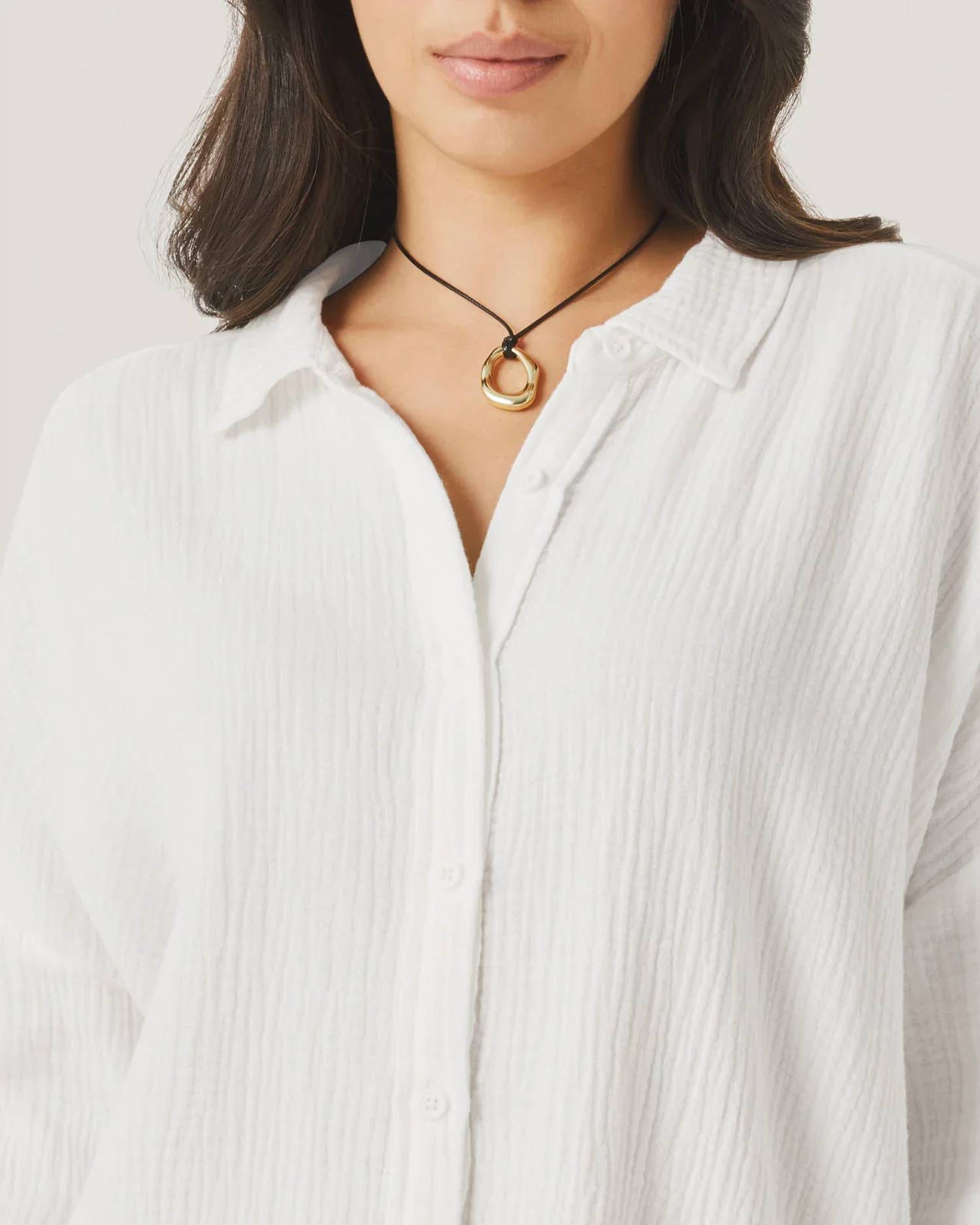 Splendid - Ava Gauze Button Down Shirt
