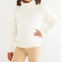 The Beaufort Bonnet Company - Girl's Townsend Turtleneck Sweater