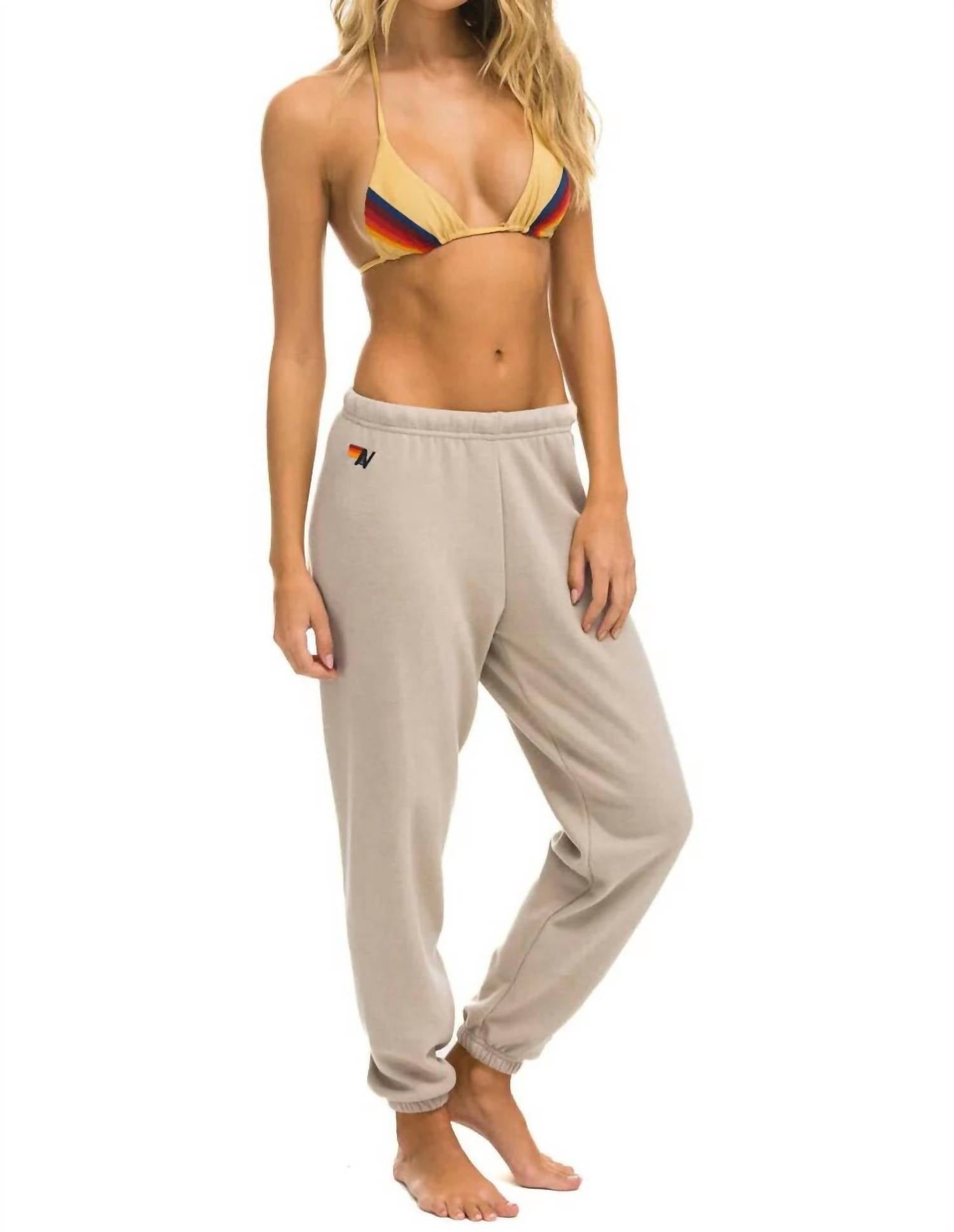 Aviator Nation - Stripe Pull On Sweatpants