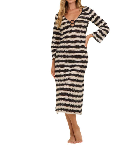 Vintage Havana - Plunge Maxi Dress