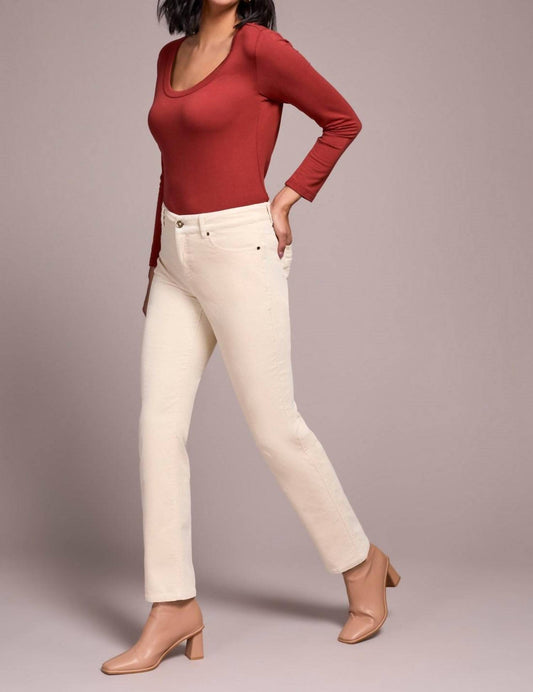 Tribal - Straight Leg Stretch Corduroy Pant