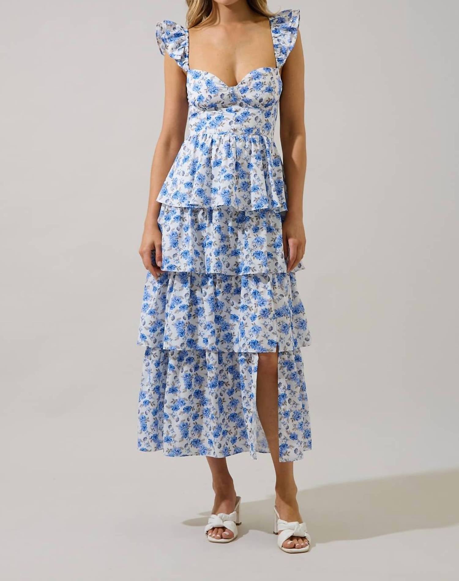 Sugarlips - Covina Tiered Midi Dress