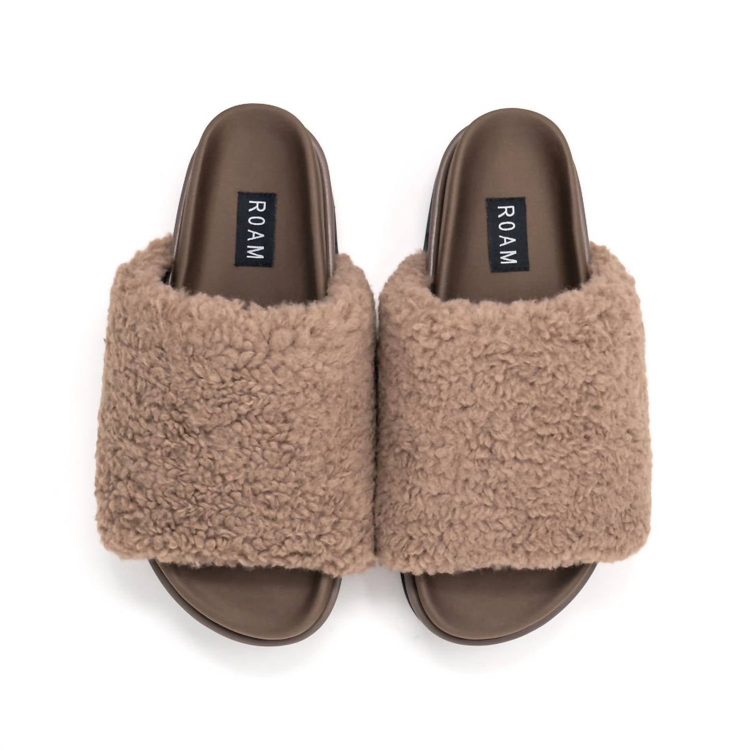 Roam - Women's Fuzzy Platform Sandals