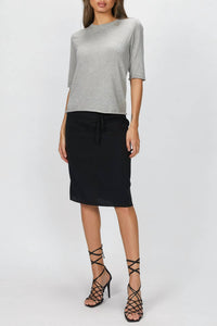 DRAWSTRING SKIRT