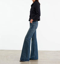 Nili Lotan - Roe Mid-rise Flare Leg Jeans