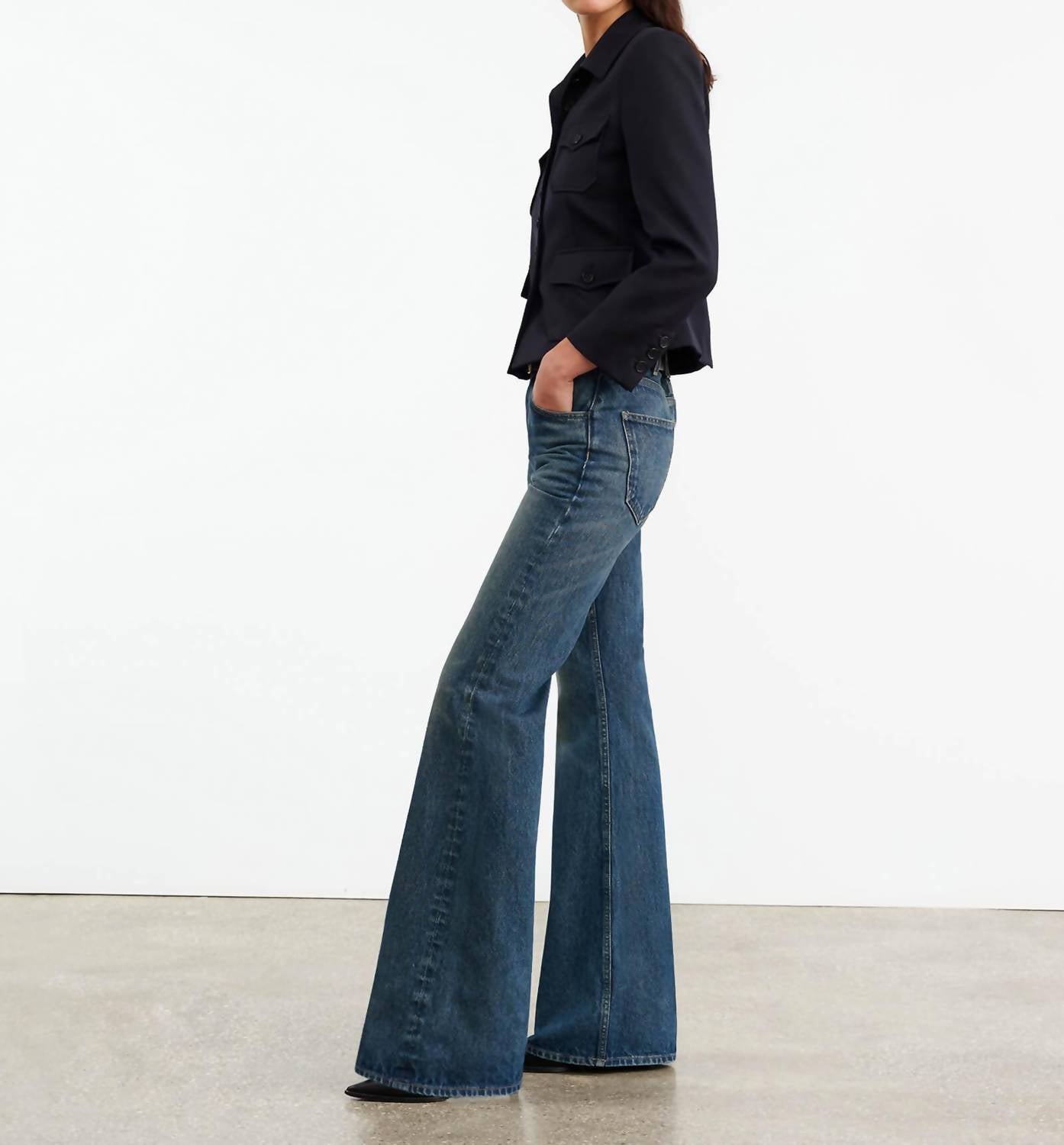 Nili Lotan - Roe Mid-rise Flare Leg Jeans