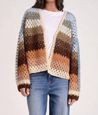 Elan - Noelle Open Front Cardigan
