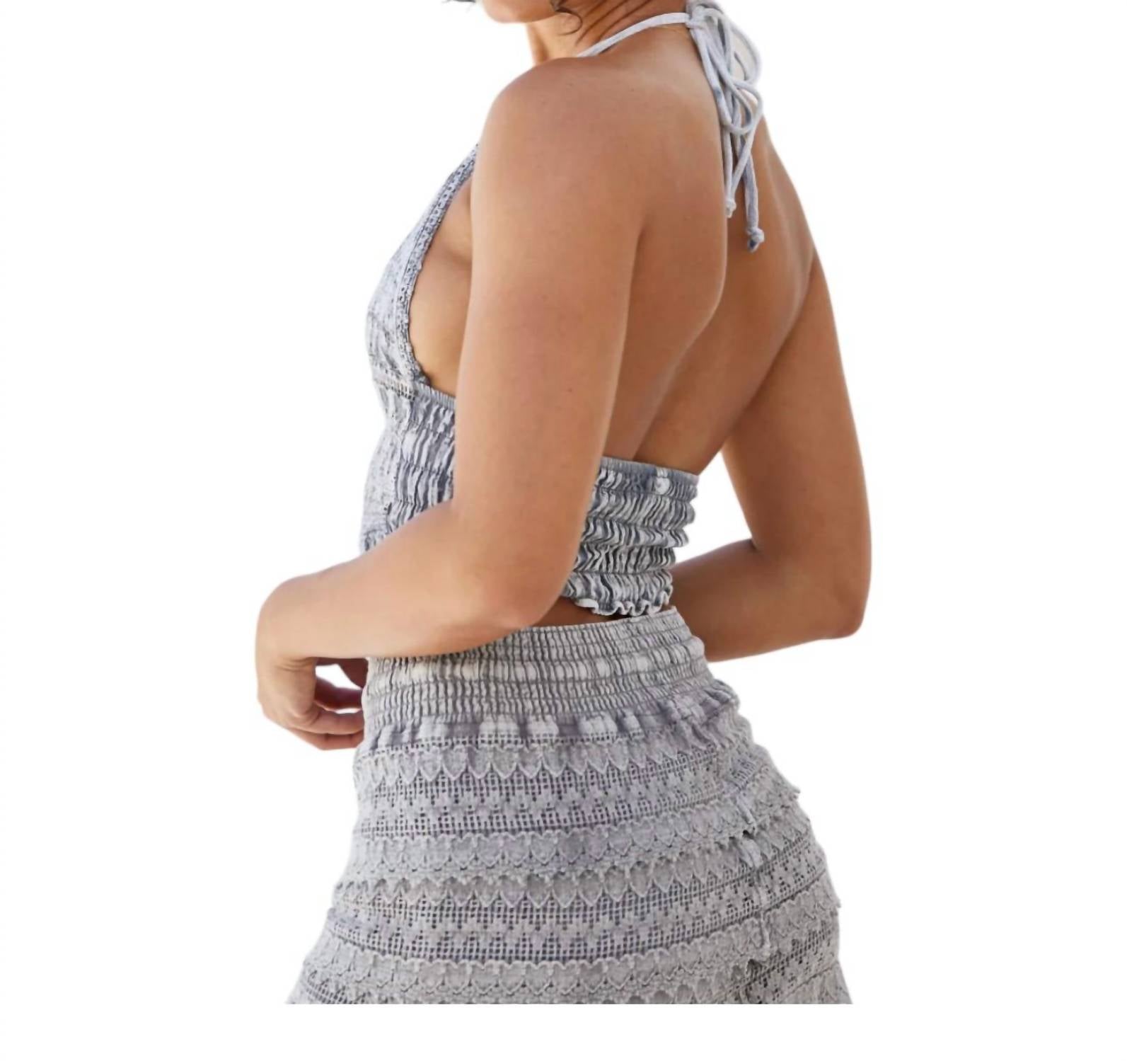 Blanco By Nature - Cosmic Crochet Halter Top