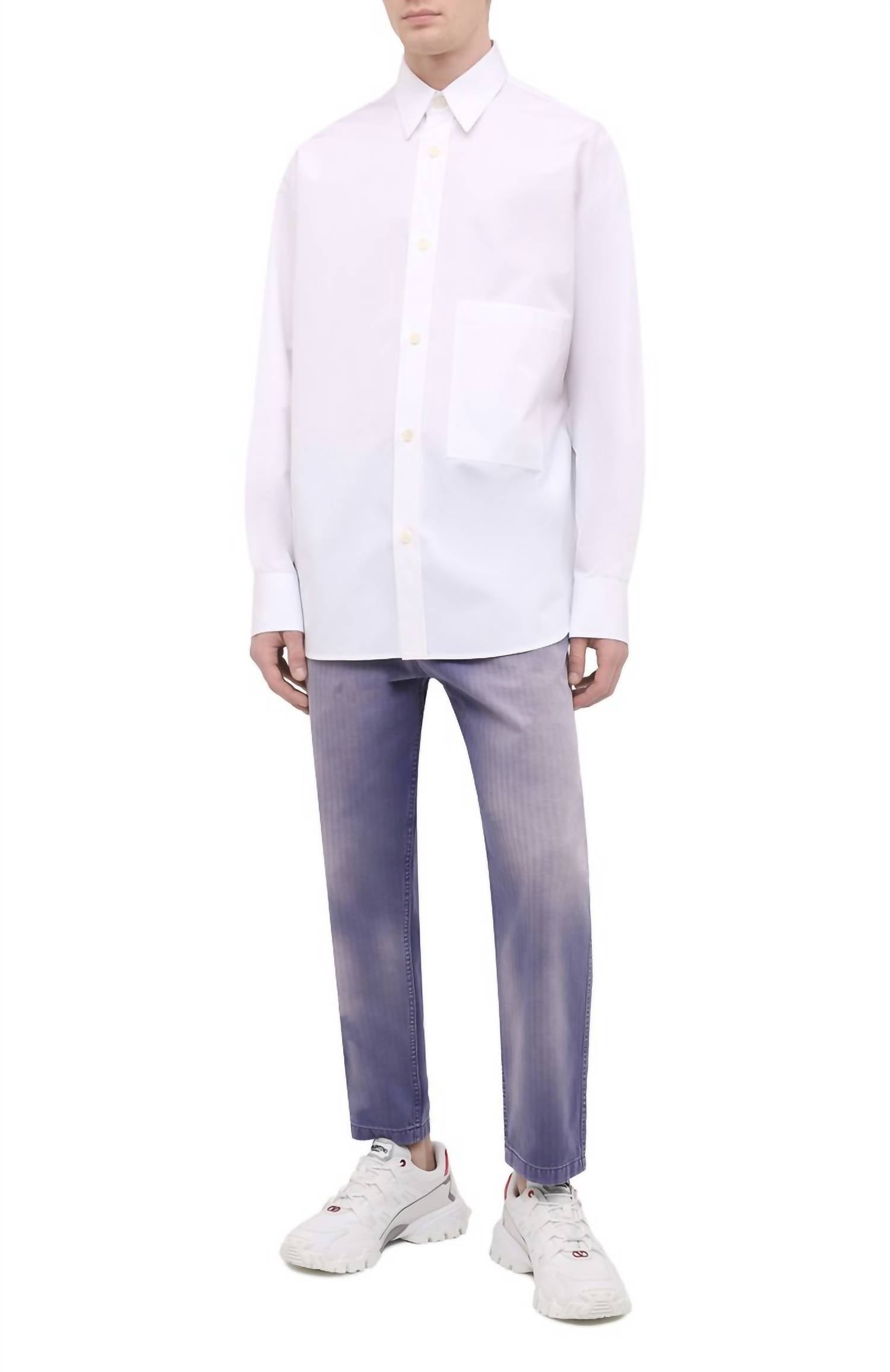 Valentino - Chest Pocket Cotton Shirt