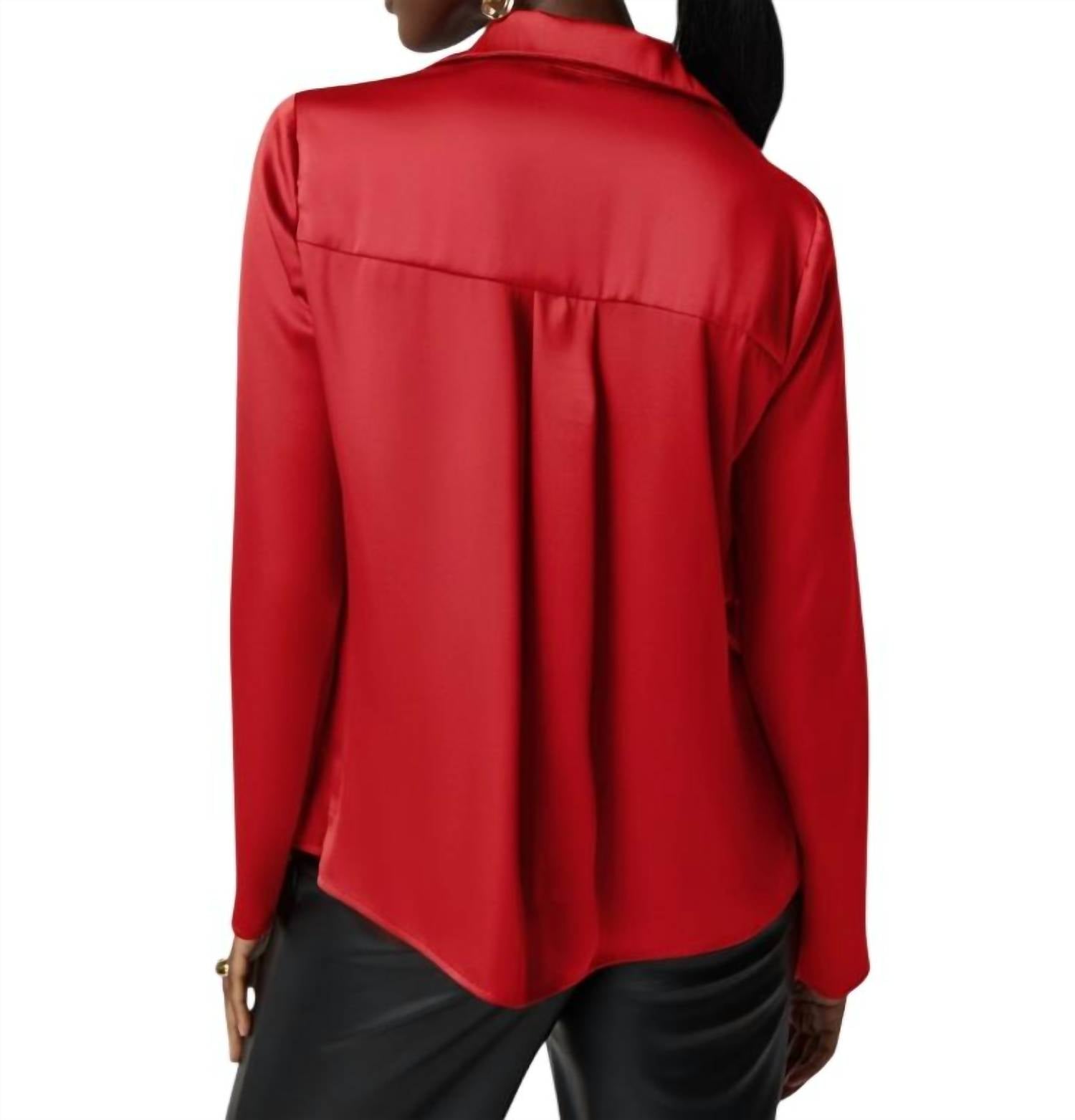 Joseph Ribkoff - Cowl Neck Satin Top