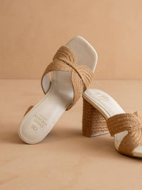 Oasis Society - Women's Santiago Raffia Heel