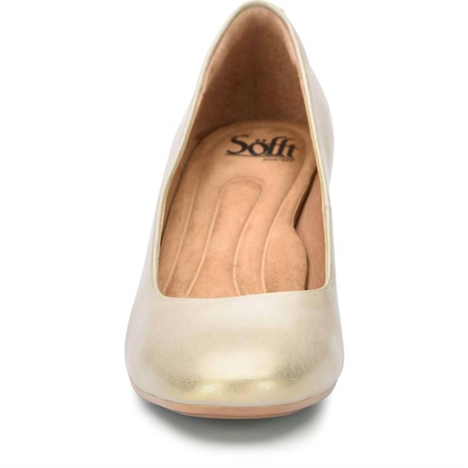 Sofft WOMEN'S LINDON PUMP in oro gold - women's heels - view 4