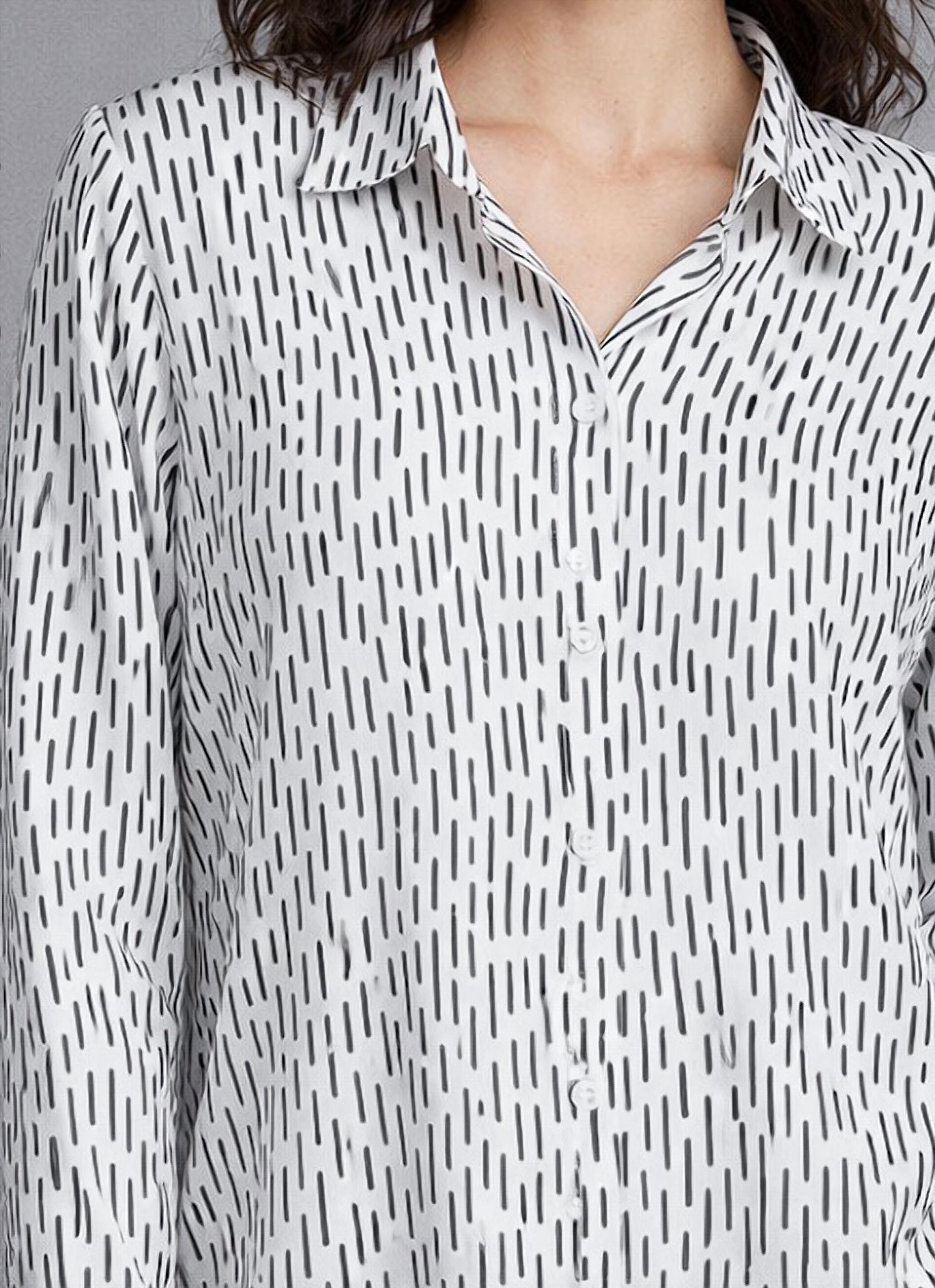 Apny - Collar Button Up Top