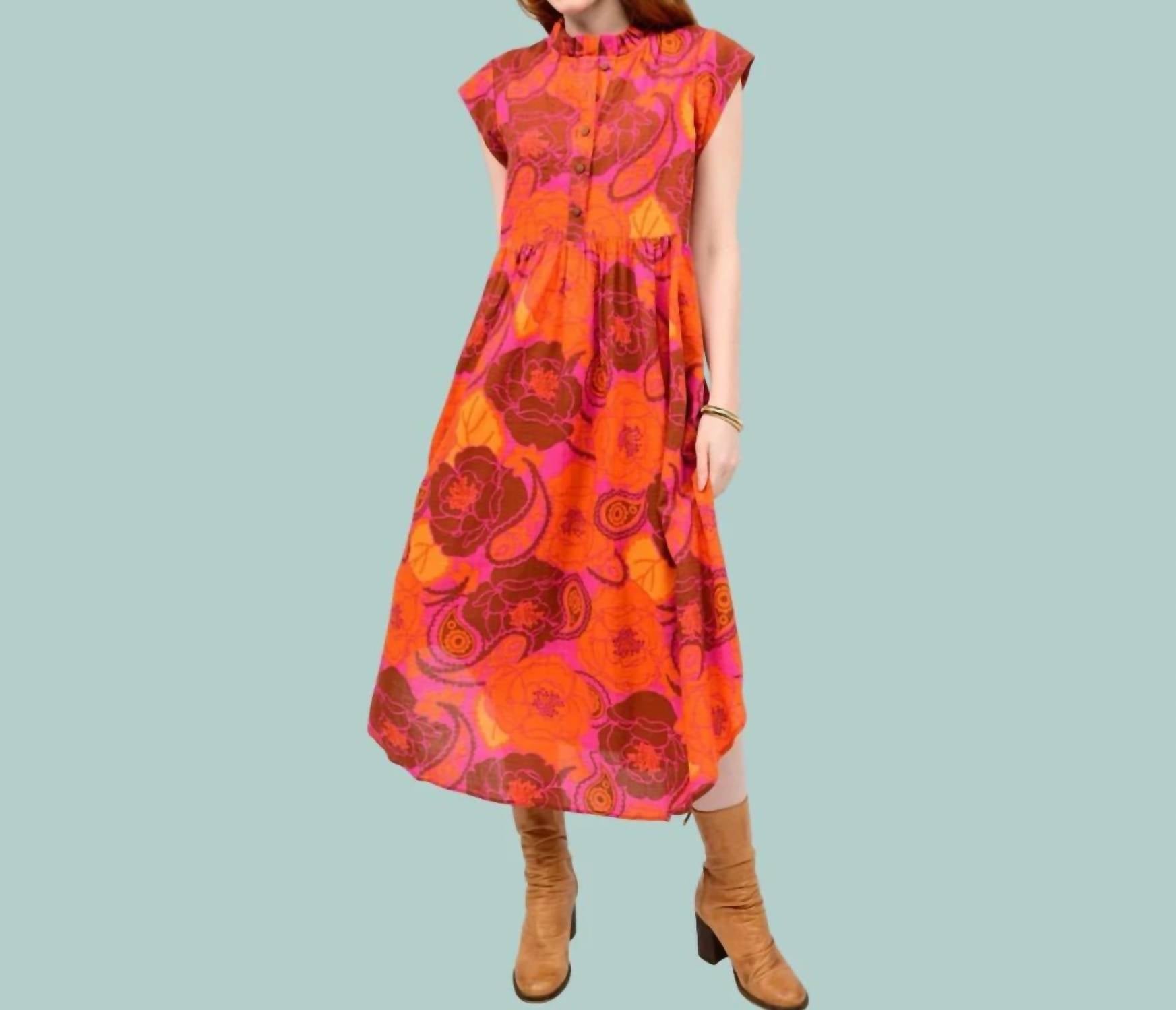 Uncle Frank - Camellia In Bloom Dress