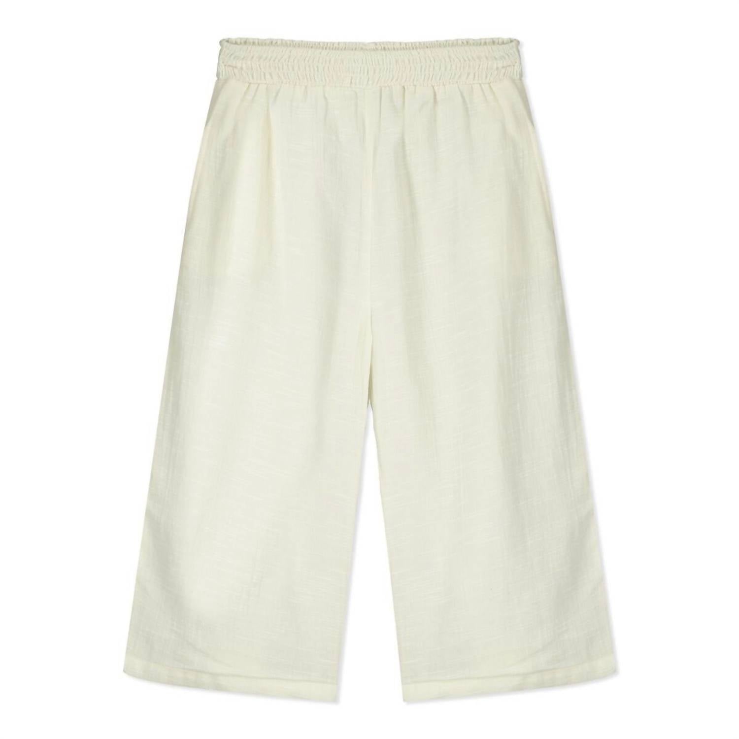 Poppet & Fox - Santorini Woven Wide Leg Pant