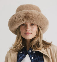 Gigi Pip - Women's Parker Faux Fur Bucket Hat