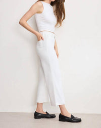 Good American - Good Waist Cropped Palazzo Jeans
