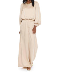 DELUC Iris Pants in ecru - women's pants