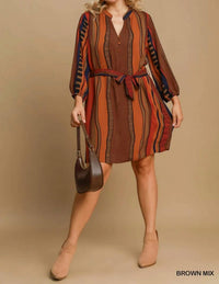 Umgee - Button Down Mini Dress