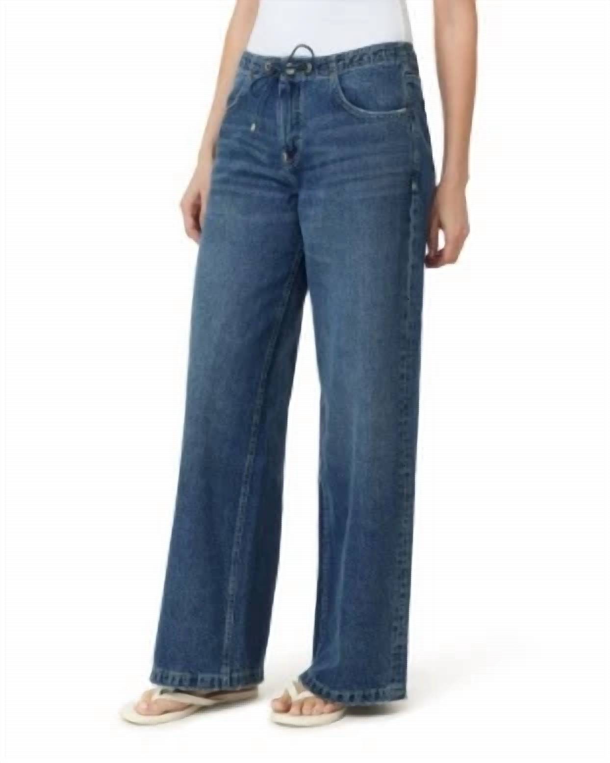 Habitual - Lia Drawstring Wide Leg Jeans