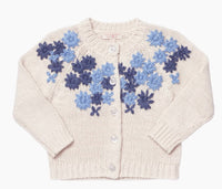 Pink Chicken - Girls' Blossom Embroidered Sweater