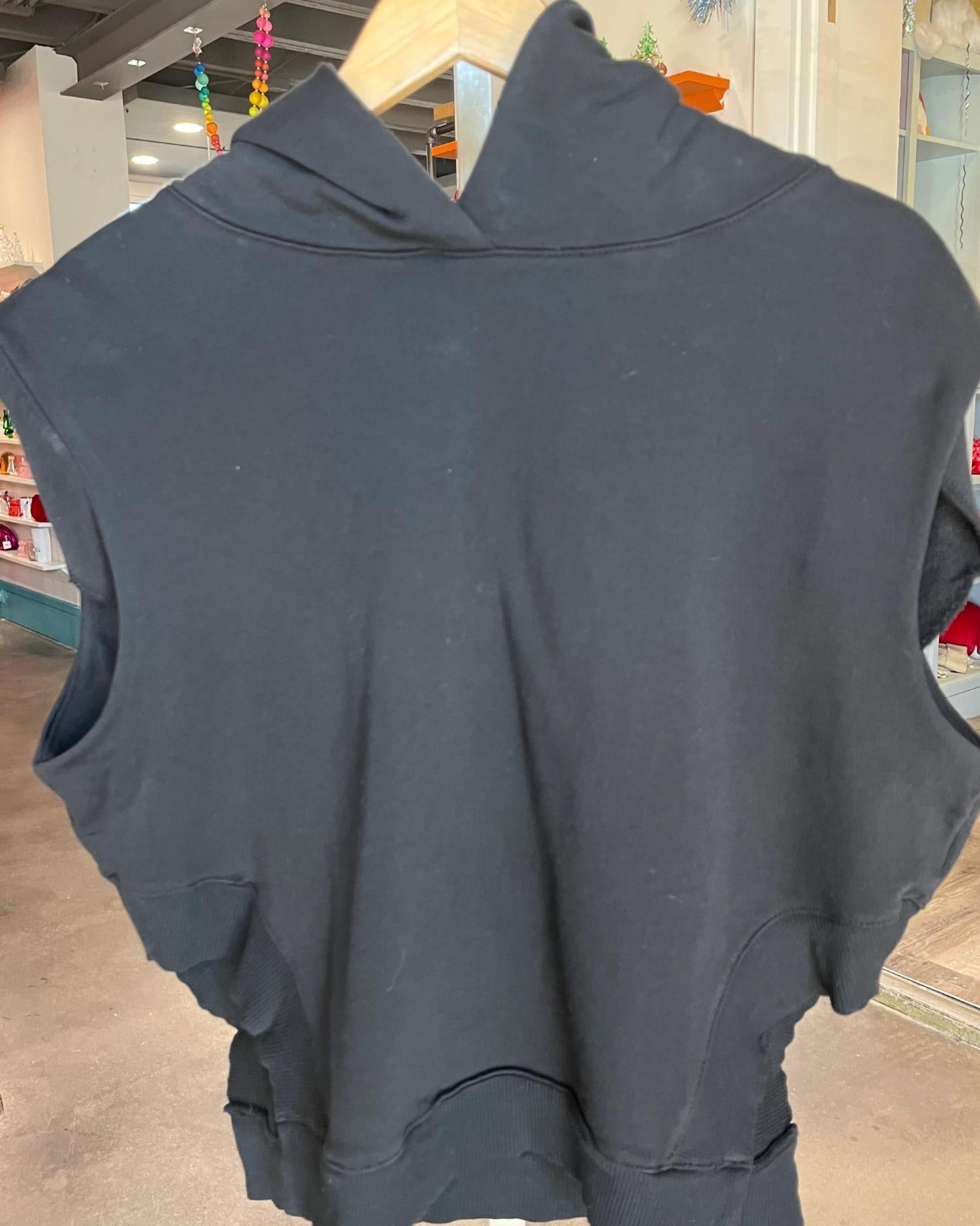 Astrid - Woman's Knit Sleeveless Hoodie
