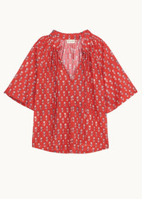 M.A.B.E. - Ari Print Gathered Top