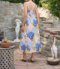 Moon River - Women's Ric Rac Midi Dress