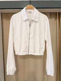 Asher Women's Zoi Bomber Jacket in white - women's jacket