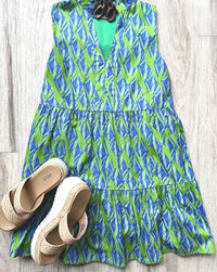Thml - Sleeveless Print Pocket Dress