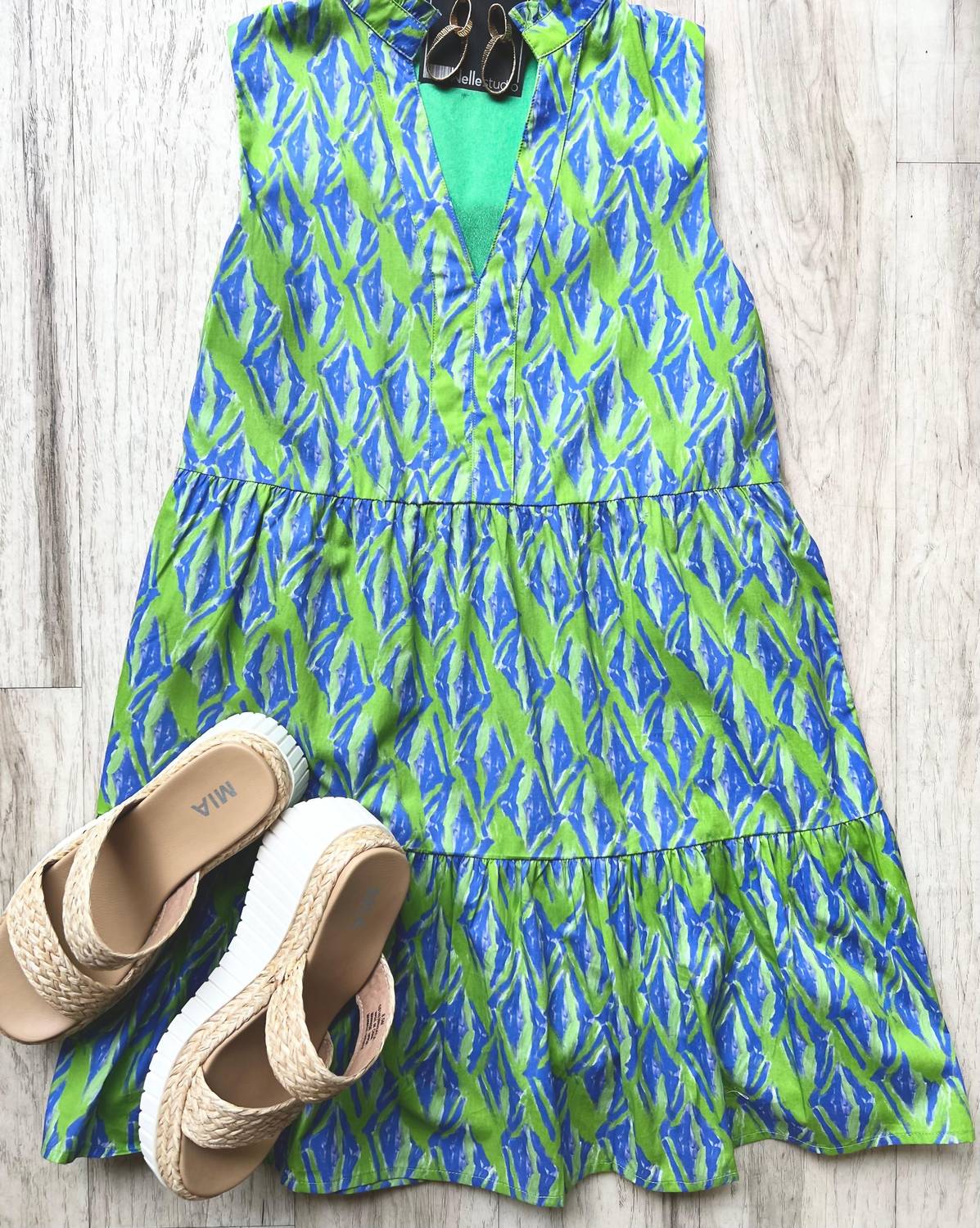 Thml - Sleeveless Print Pocket Dress
