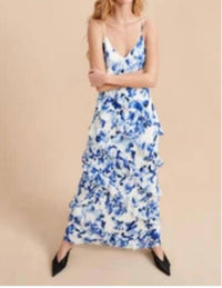 La Ligne Nyc - Gio Bias Ruffle Slip Dress