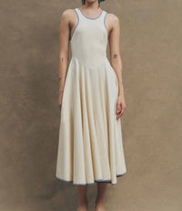 Maude Club - Open Back Midi Swing Dress