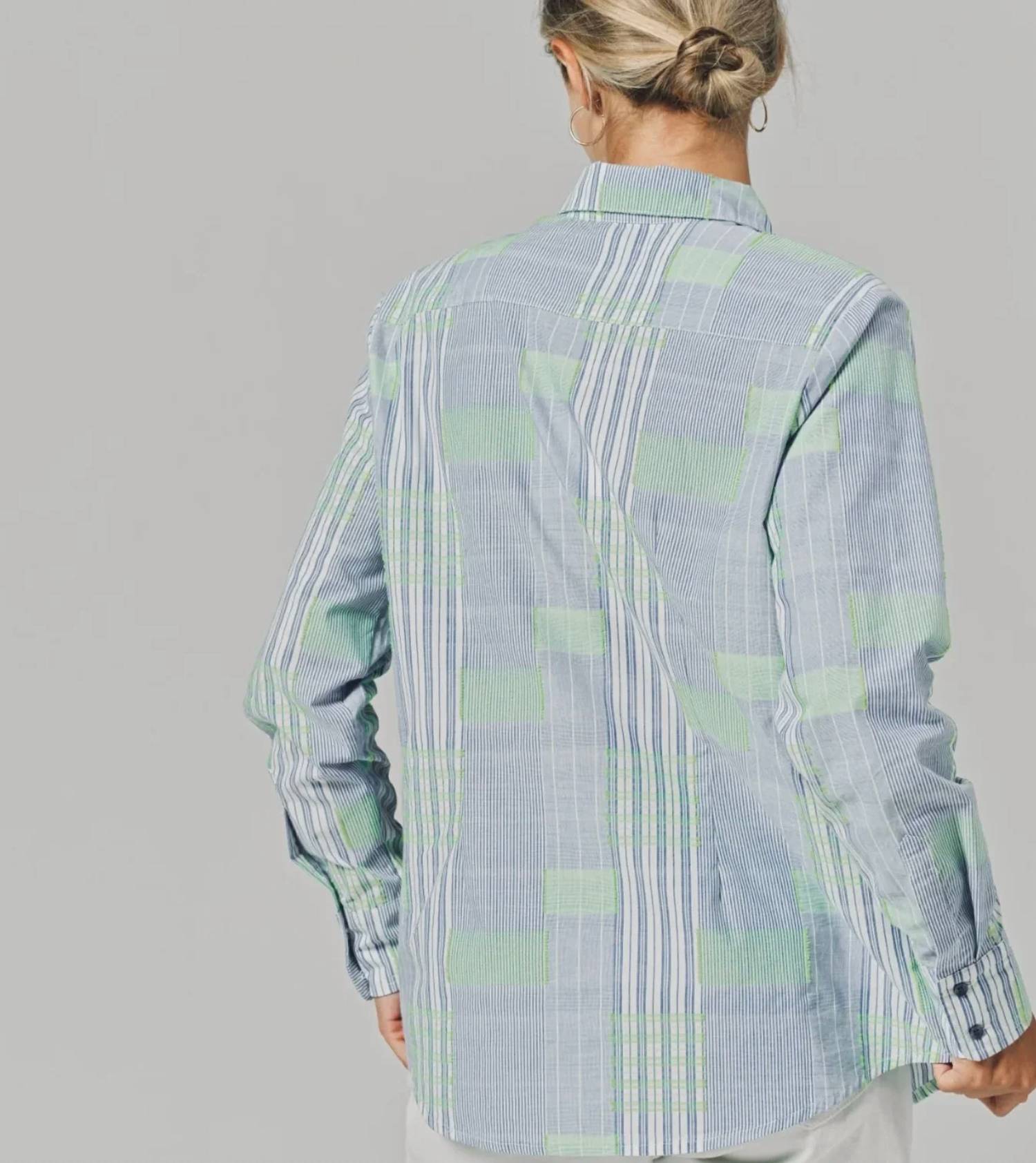 The Shirt - Fluorescent Block Boyfriend Shirt