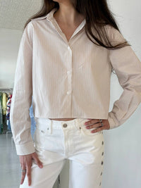 Elodie - Danika Striped Button-down Top