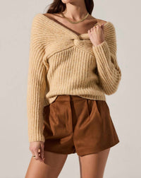 Astr - Franisbel Off The Shoulder Sweater