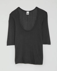 Prairie Underground - Pointelle Scoop Top