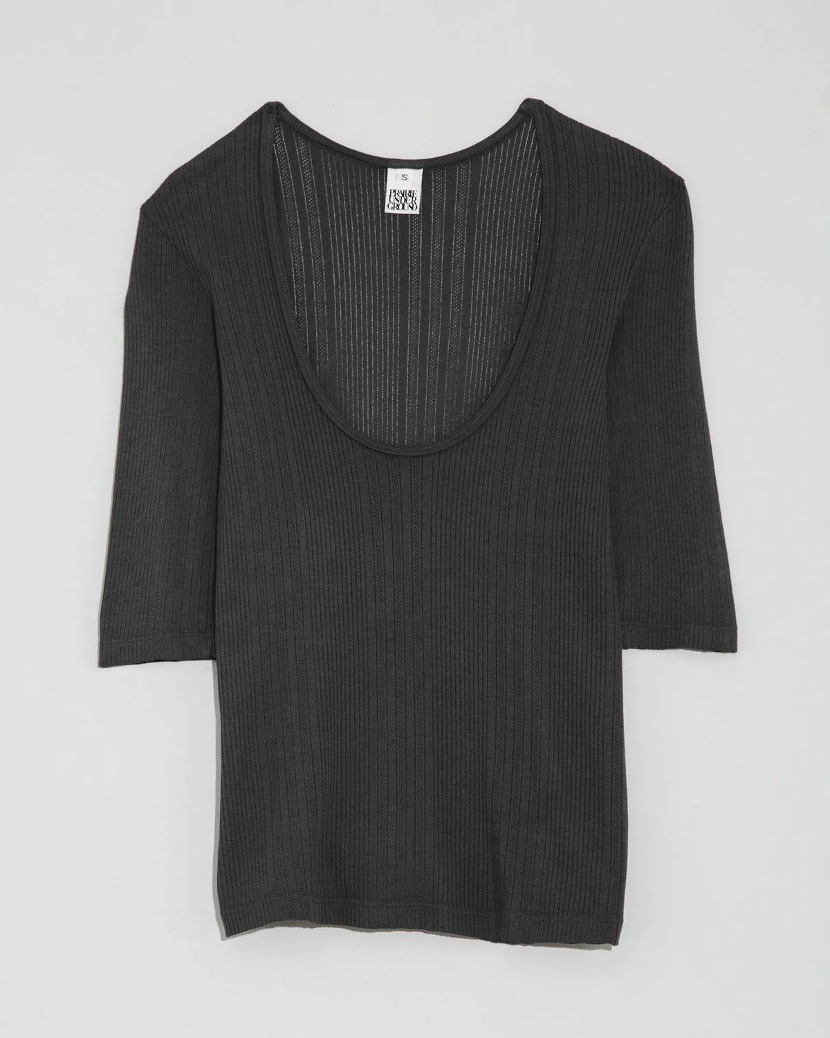 Prairie Underground - Pointelle Scoop Top