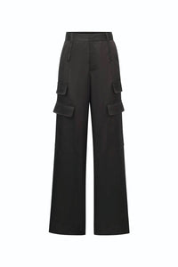The Noli Shop - Milan Satin Cargo Pants