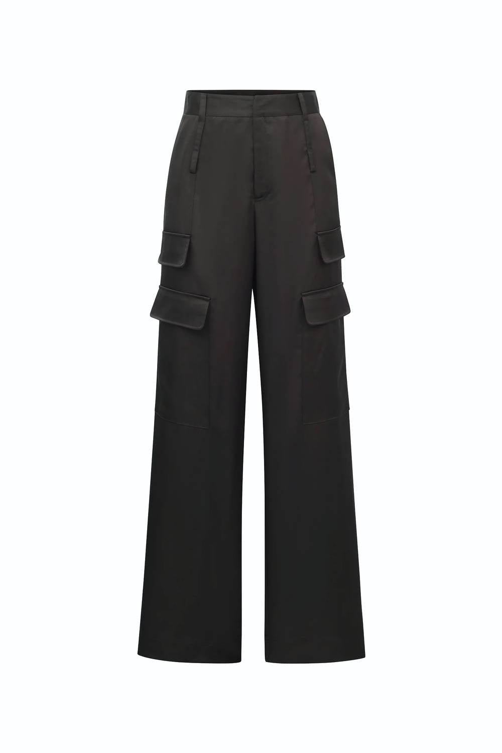 The Noli Shop - Milan Satin Cargo Pants