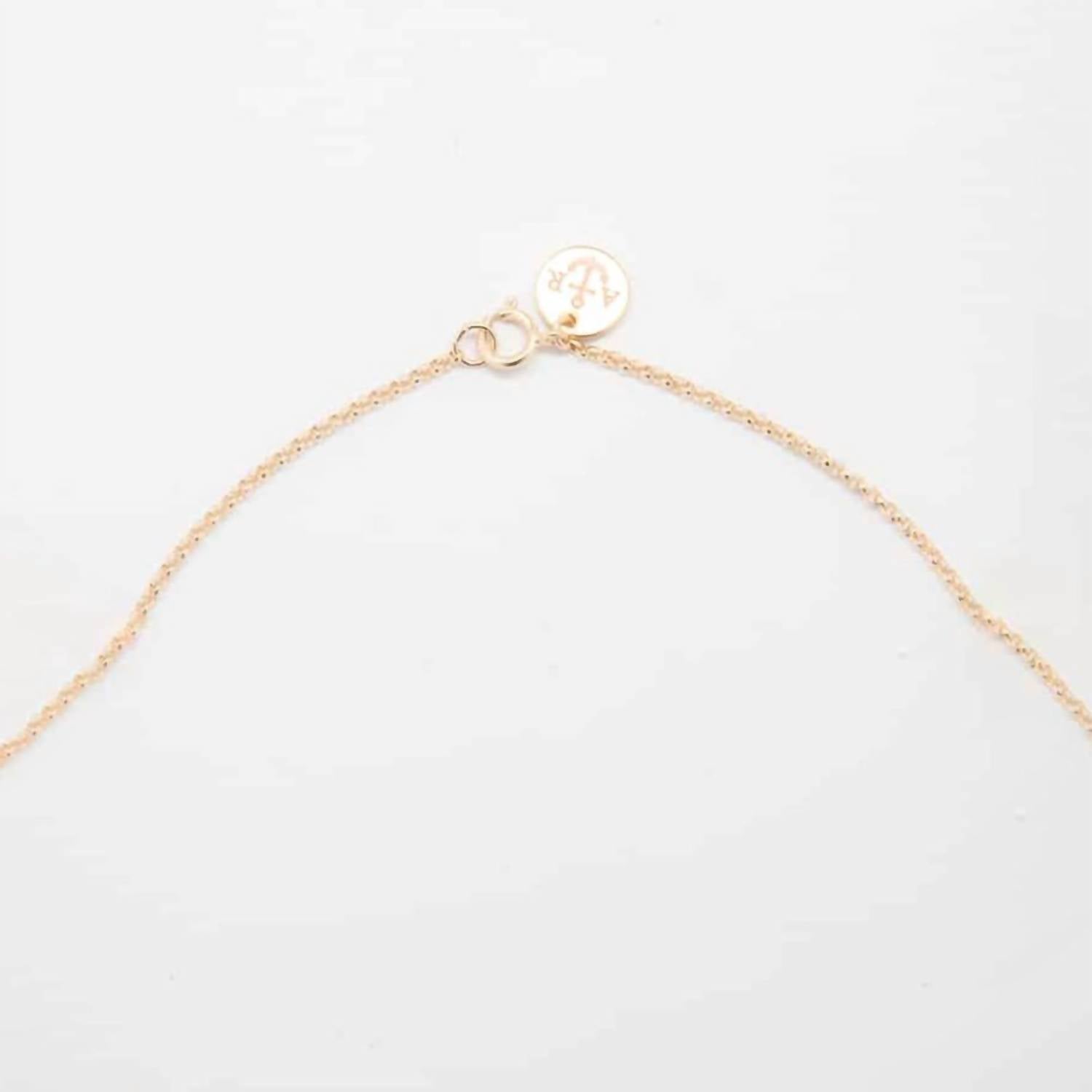 Admiral Row - Women's Pavé Crescent Moon Necklace