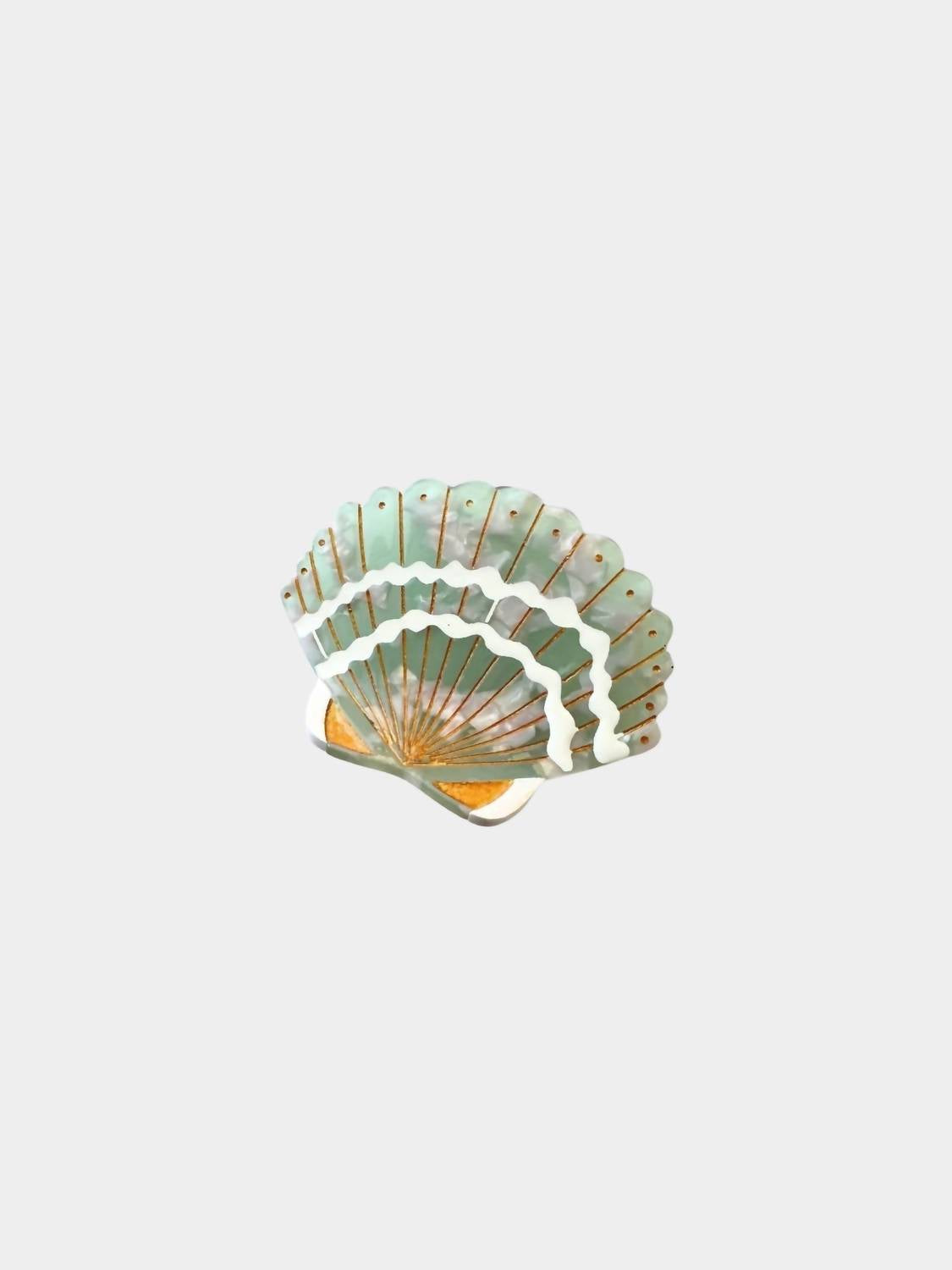 Solar Eclipse - Women's Seashell Claw Clip
