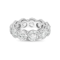Diana M Jewels - Women's Round Lab-grown Diamond Jewelry Ring (11.36 Ct) - Signature