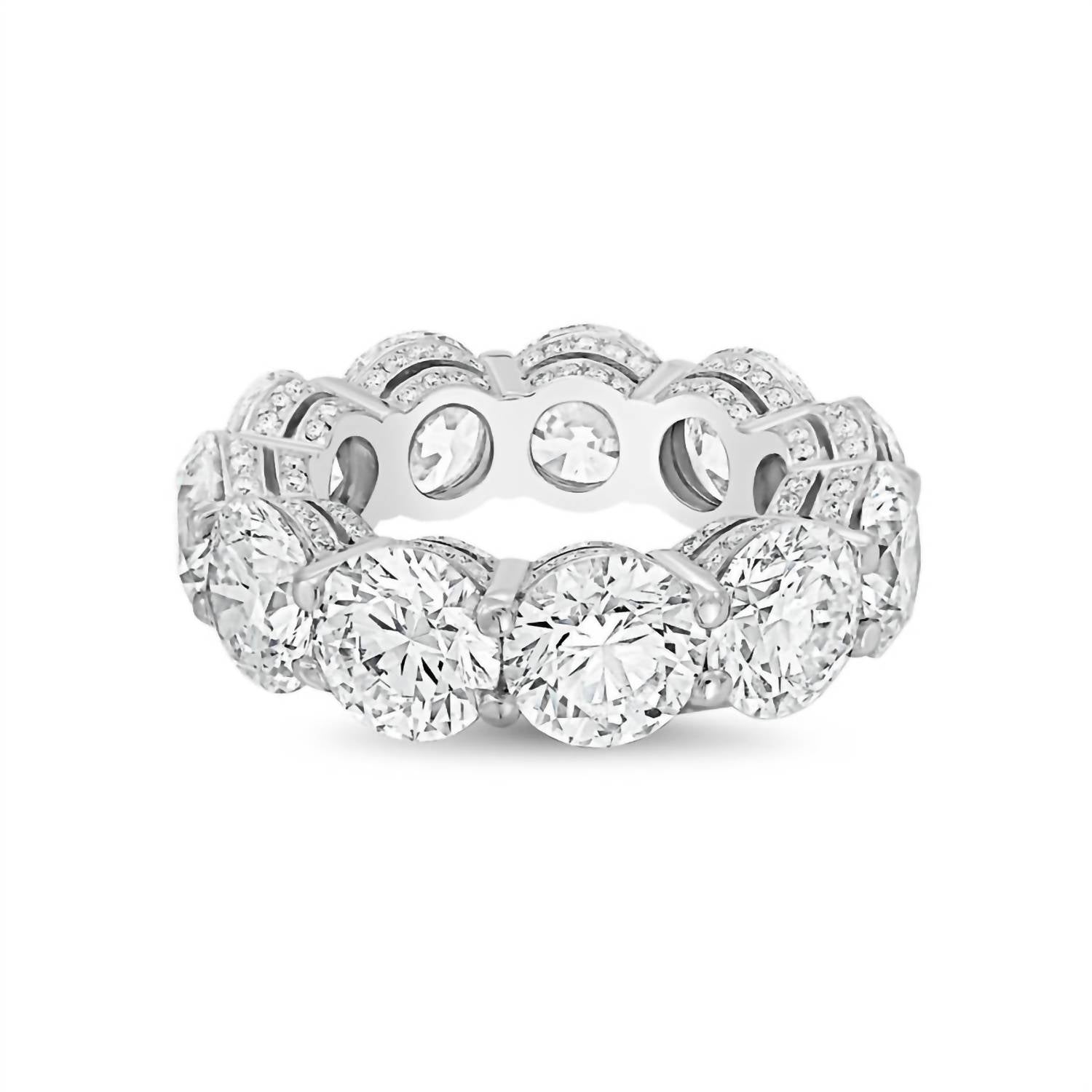 Diana M Jewels - Women's Round Lab-grown Diamond Jewelry Ring (11.36 Ct) - Signature