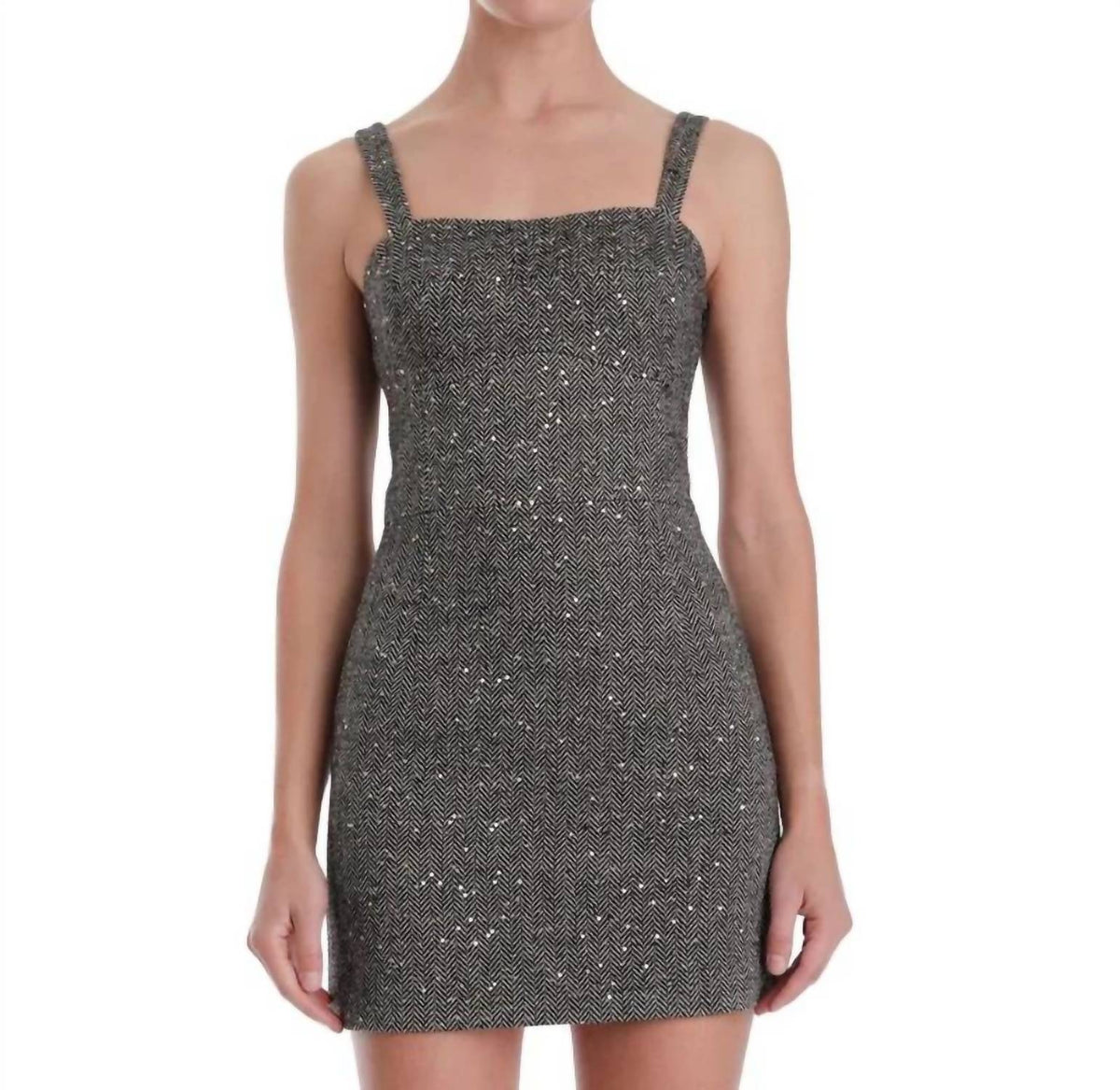 Karina Grimaldi - Clara Sequin Tweed Mini Dress