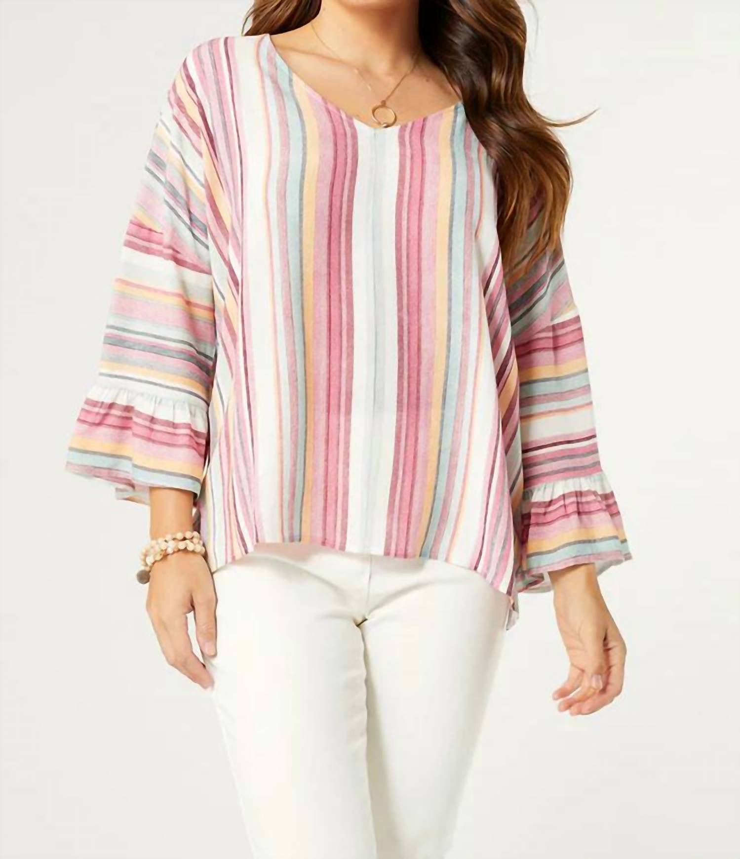 Coco + Carmen - Millicent Ruffle Sleeve Top